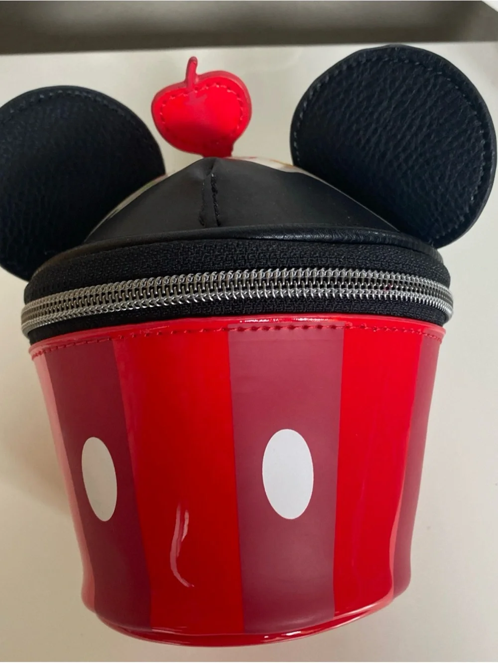 Disney Mickey Mouse Store Birthday Cupcake Zipper Zip Top Case Pouch